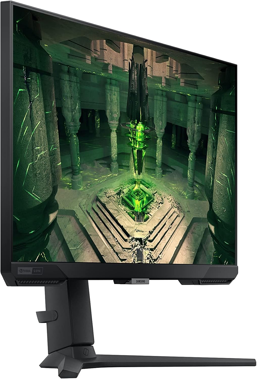 SAMSUNG 25" Odyssey G4 Series FHD Gaming Monitor, IPS, 240Hz, 1ms, G-Sync Compatible, AMD FreeSync Premium, HDR10, Ultrawide Game View, DisplayPort