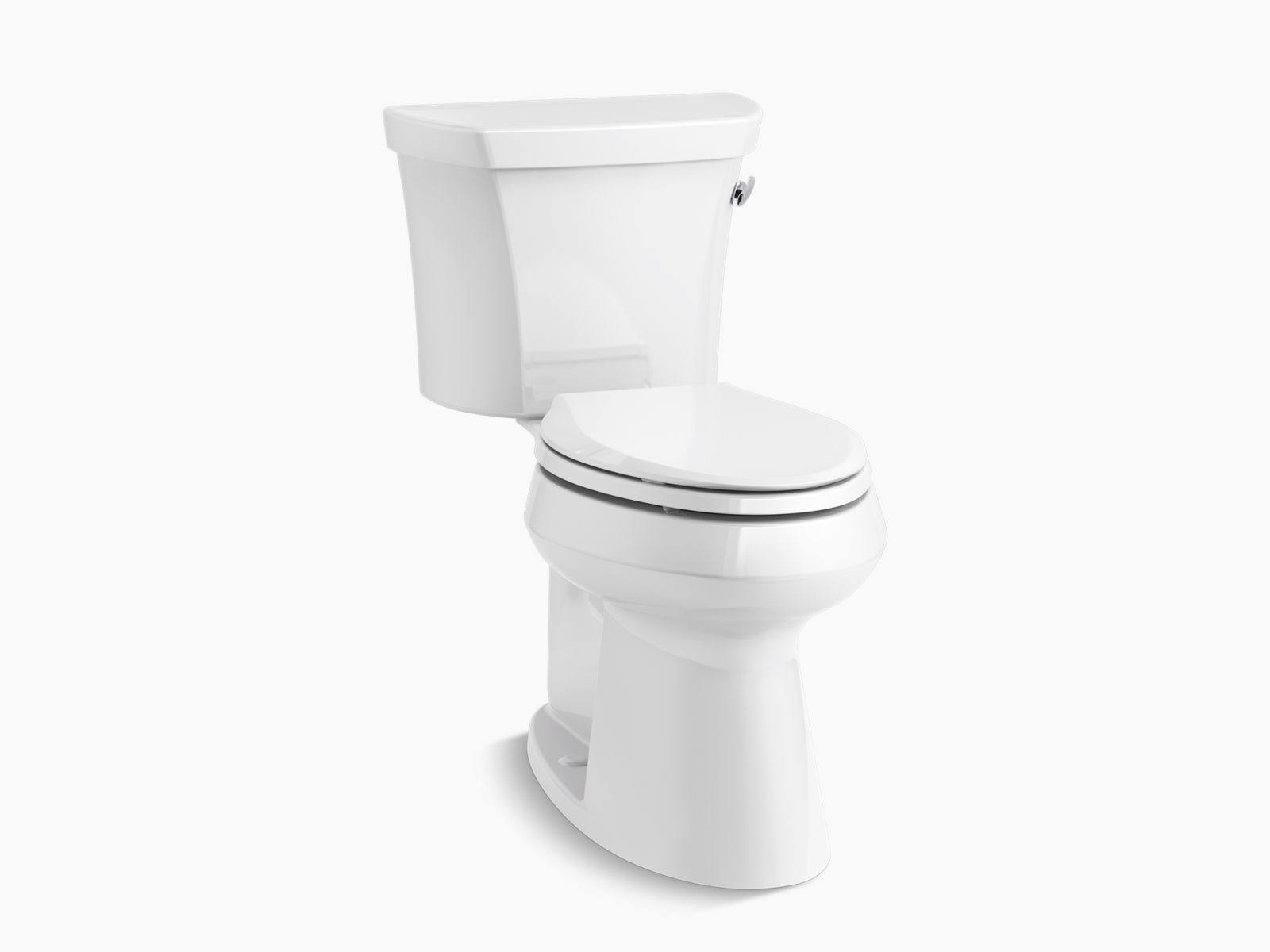 Kohler K-76301-RA Highline 17x22 Elongated Toilet - Comfort Height - Two Piece - White