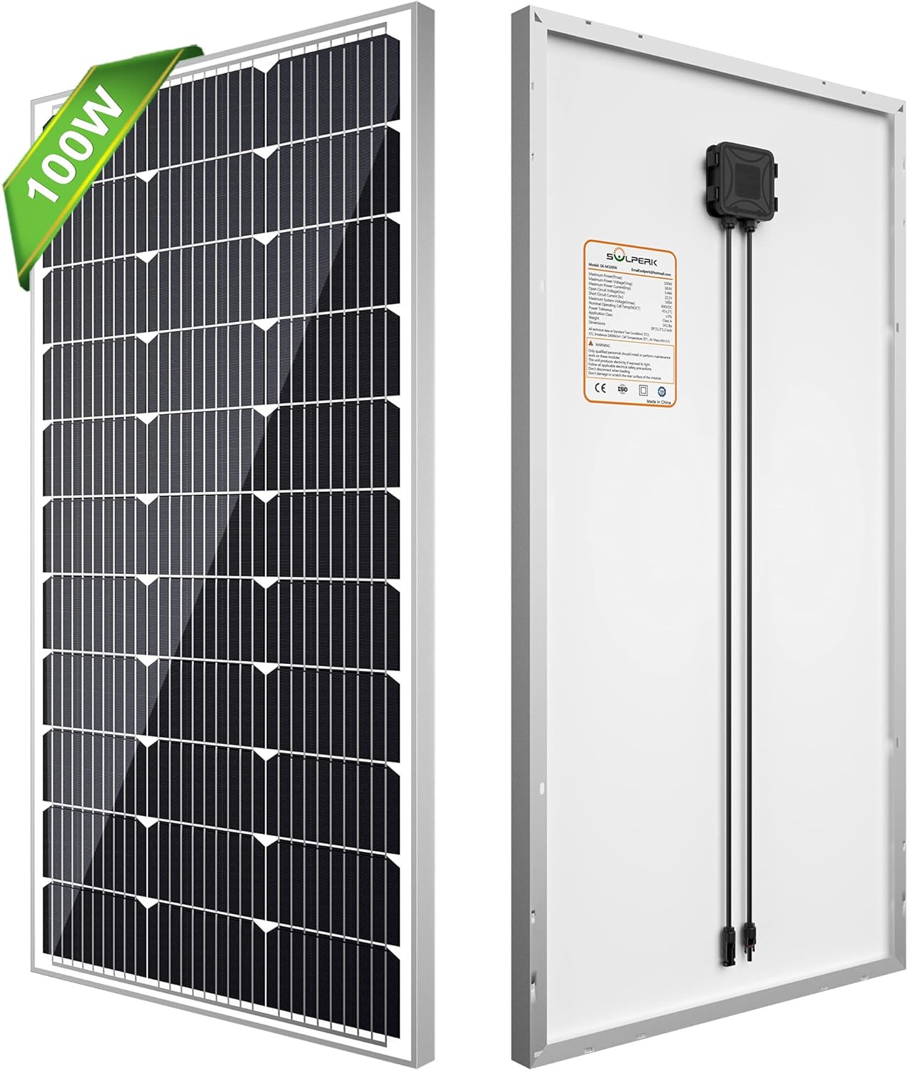SOLPERK Solar Panel Kit 20W 12V