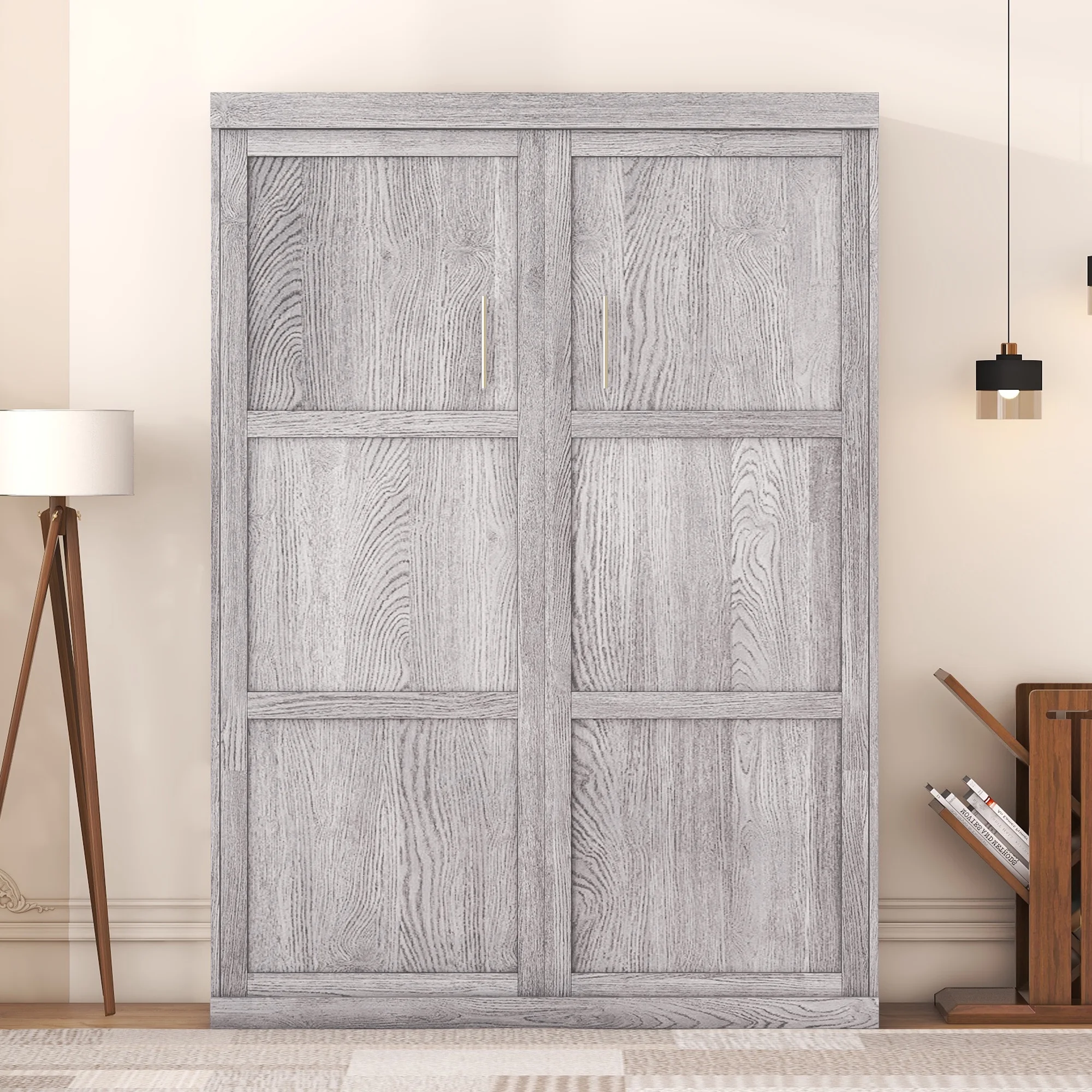 Nestfair Gray Full Size Murphy Bed