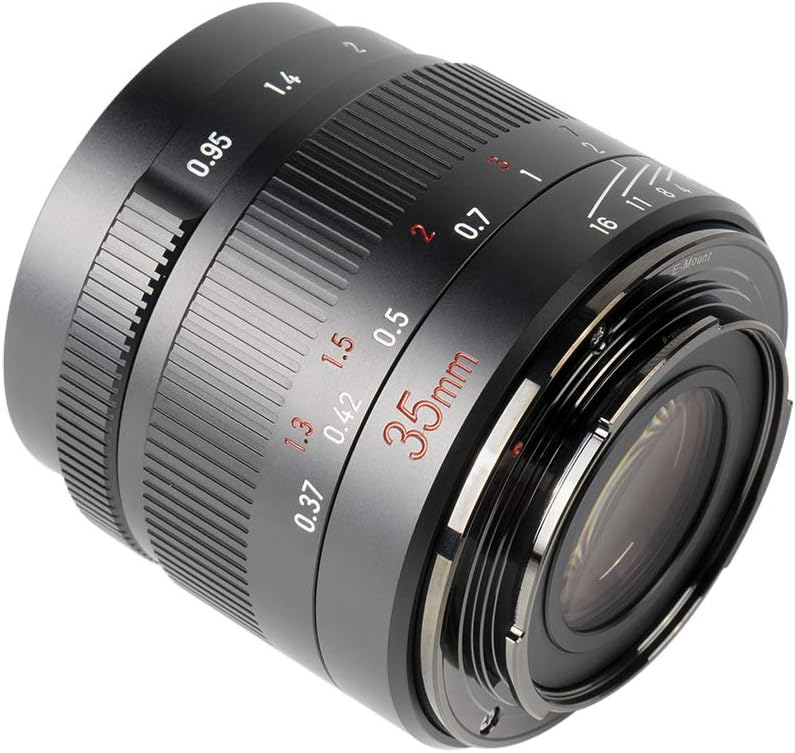 7artisans 35mm f0.95 Large Aperture APS-C Mirrorless Cameras Lens Compact for Fuji X-T1 X-T2 X-T3 X-T20 X-T30 X-E1 X-E2 X-E3