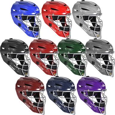 All-Star MVP2510 System 7 Catcher&s Helmet, Youth (Navy)