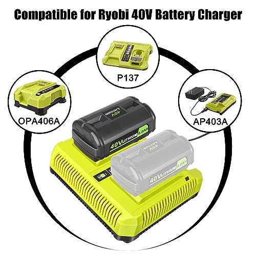 2 Packs 18V Battery Replacement for RYOBI 18V Battery PBP005 P197 P189 P108 P191 P190 P102 P103 P104 P105 P107 P122 Compatible for Ryobi 18V Tools