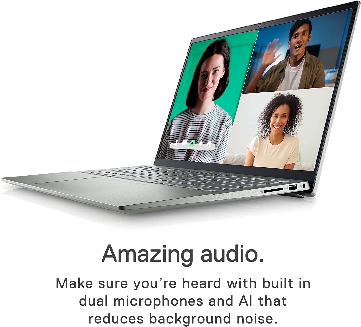 Dell Inspiron 14 Inch FHD Business Laptop, AMD Ryzen 7 5825U, 32GB RAM, 1TB SSD, Windows 11 Pro, Fingerprint Reader, Backlit Keyboard, SD Card, USB-C