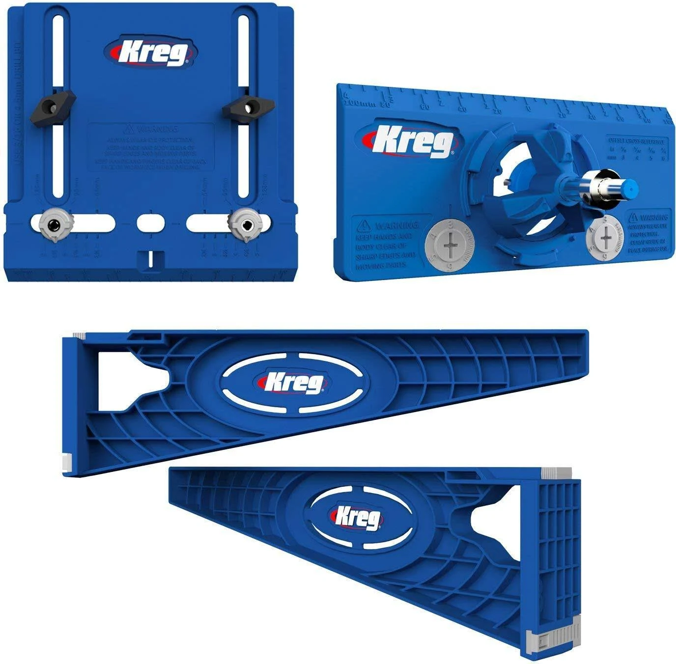 Kreg Tool Company - Drawer Slide Jig with Cabinet Hardware Concealed Hinge Jig
