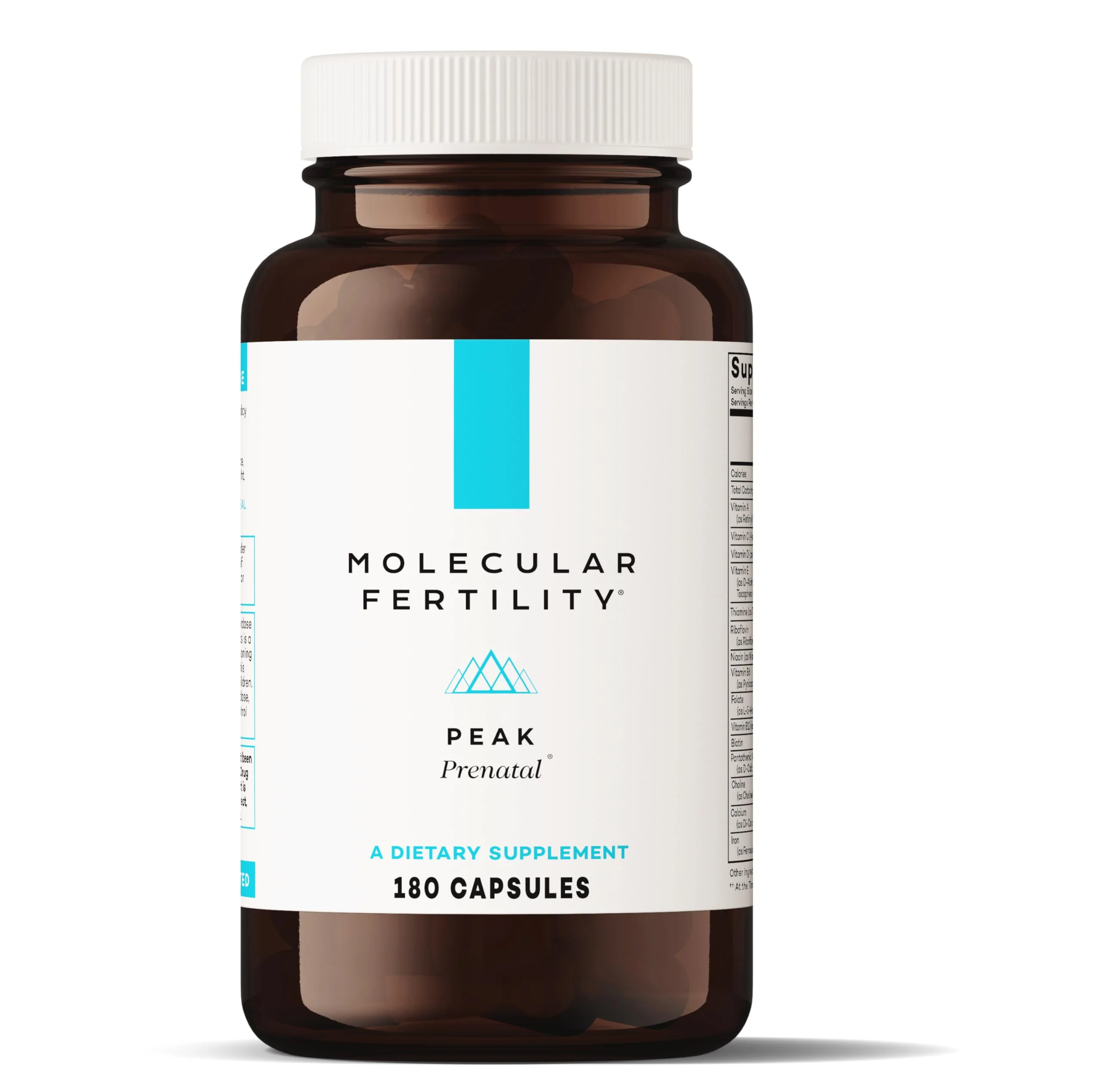 Molecular Fertility Peak Prenatal | Professional Grade | 100% RDV Folate, Choline, Vitamin D | 30 Day Supply - Kansas Nuitrition - HNZSDS
