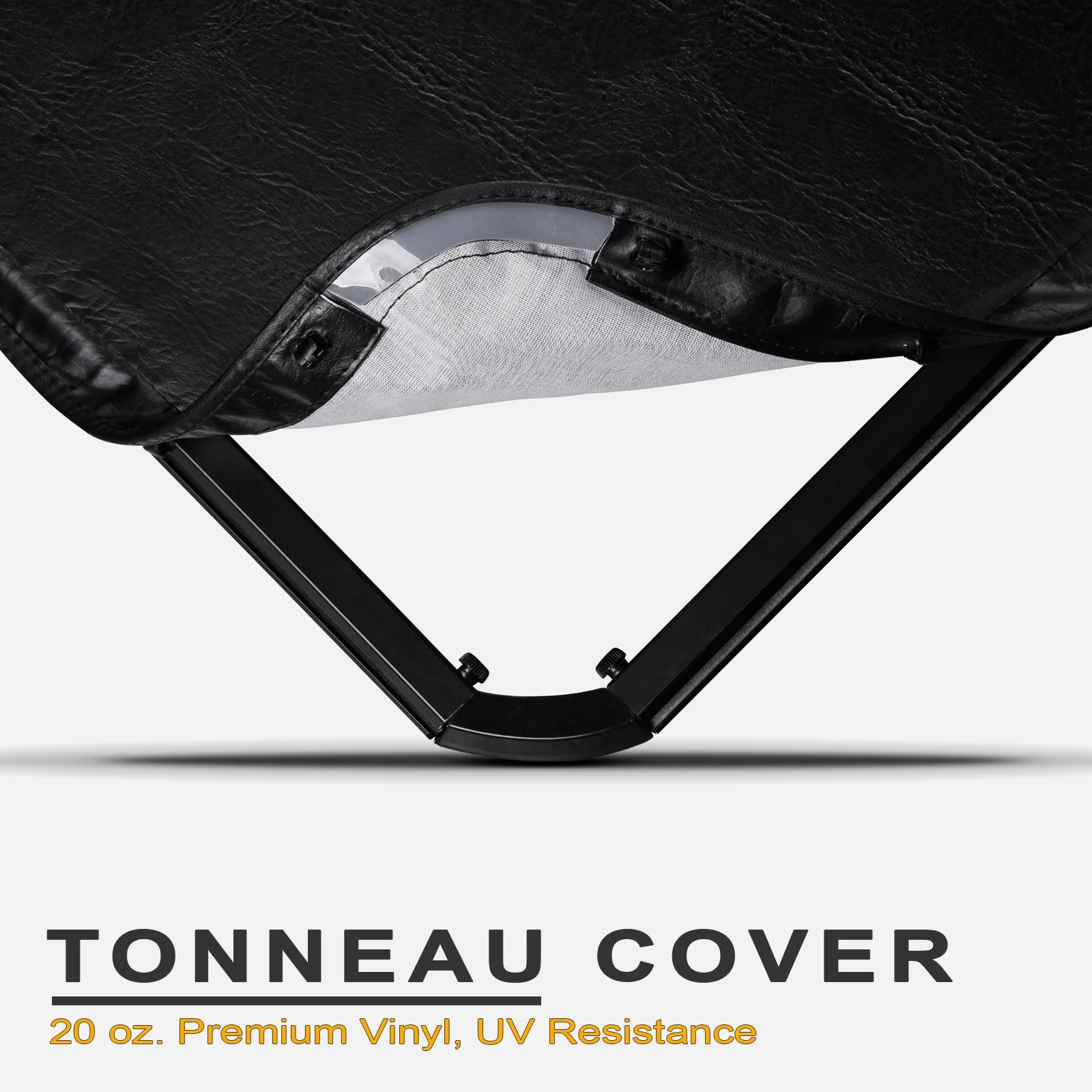Stehlen 714937188440 Hidden Snap Tonneau Cover - Black For 2014-2018 Chevy Silverado / GMC Sierra 1500 5.8 Feet ( 68" ) Short Bed