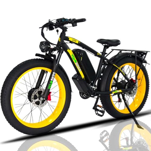 2000W Electric Bike Adults with 48V 20AH Battery, 26x4.0 Fat Tire Mountain E Bike