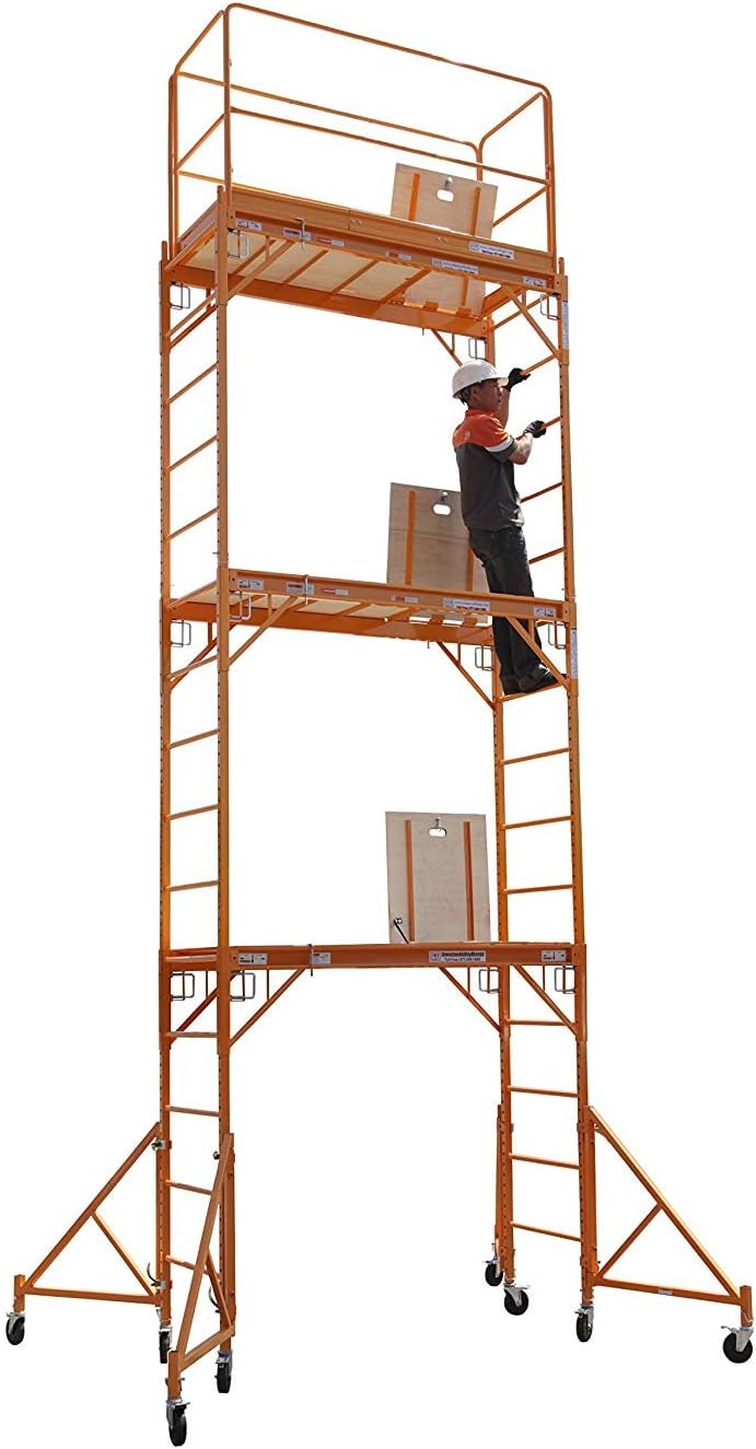 CBM Scaffold 6 Feet Scaffolding Guard Rail System. AKA CBM. Perry. Baker, Utility Tower Guard Rail