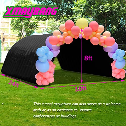 Inflatable Tunnel Sports Tunnel Entrance with Blower Football Tunnel Tent Entryway for Business Advertise Party Exhibition Promotion Street,Shop