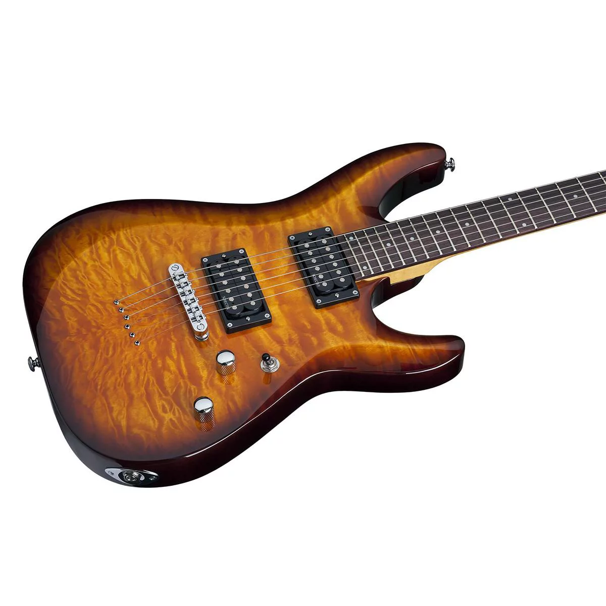 Schecter C-6 Plus VSB Solid-Body Electric Guitar, VSB - Curated Treasures Market