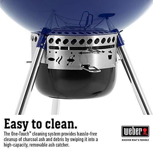 Weber Master-Touch 22" Charcoal Grill, Smoke