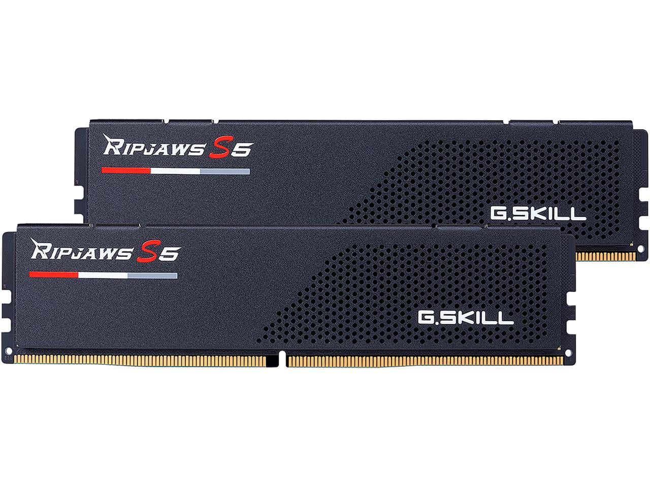 G.SKILL Ripjaws S5 Series 64GB (2 x 32GB) 288-Pin PC RAM DDR5 5600 (PC5 44800) Desktop Memory Model F5-5600J3636D32GX2-RS5K