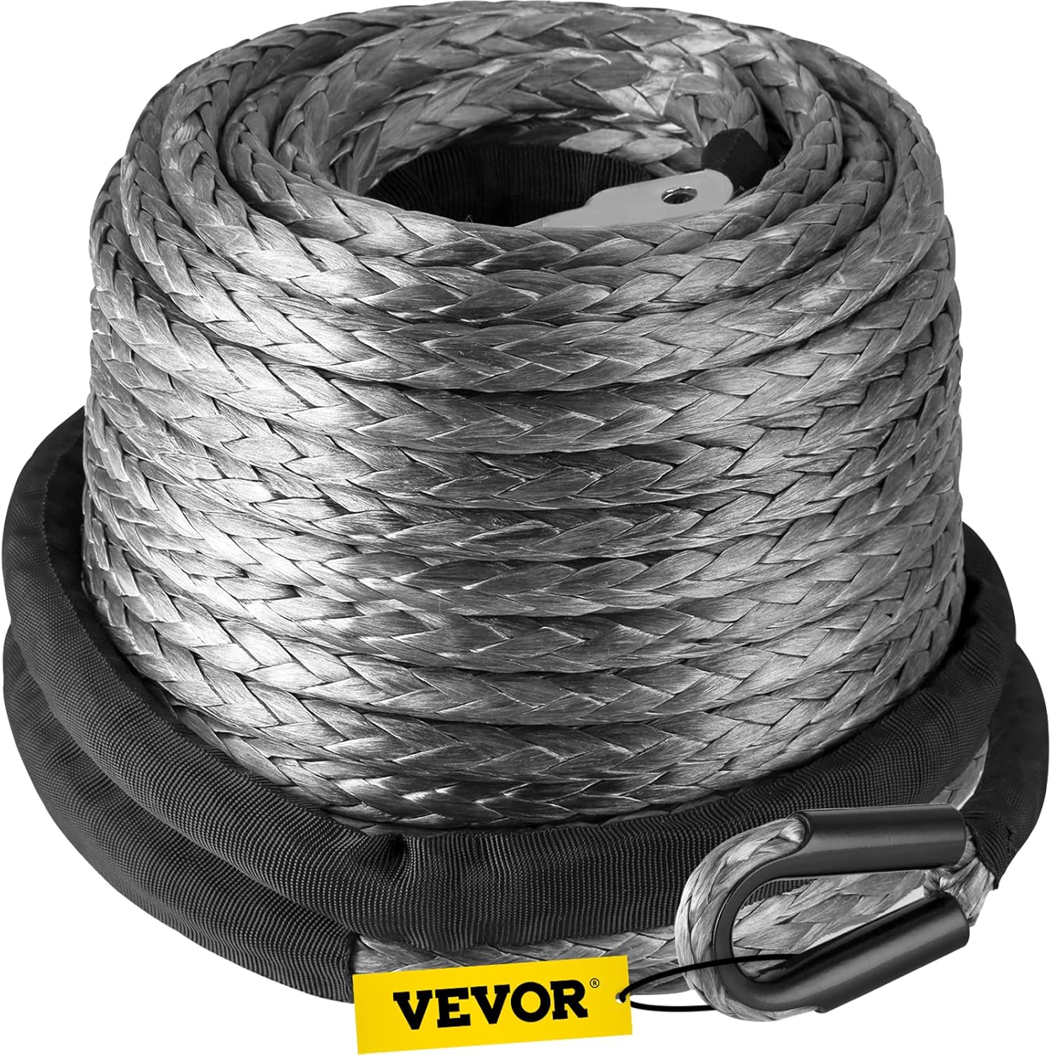 Mophorn Green Synthetic Winch Line 5/16 Inch X100FT Synthetic Winch Rope 12000 LBS Tow Rope for Car with Sheath (100ft)