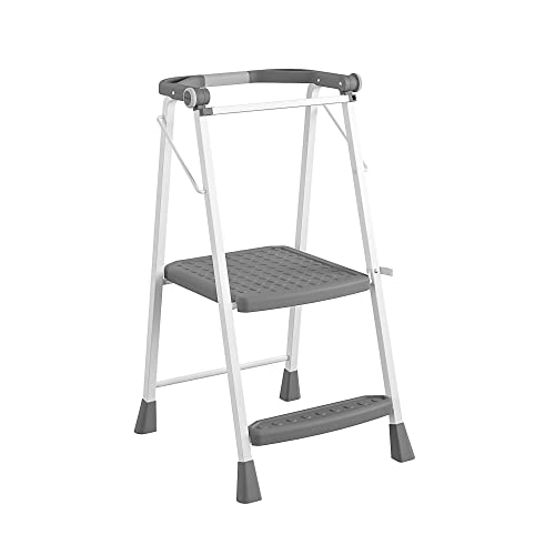 COSCO 2-Step Kitchen Stepper&trade; Adult Folding Step Stool, Kids Folding "Helper" (Steel/Resin)
