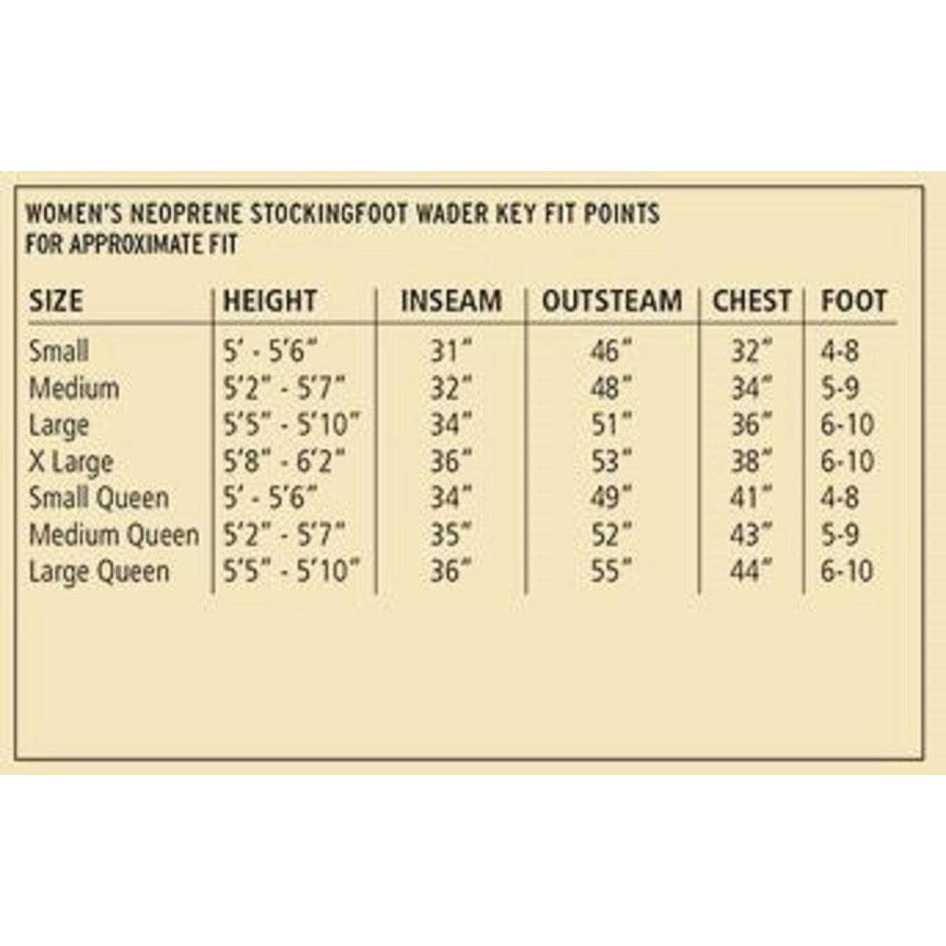 Caddis Women s Neoprene Stockingfoot Waders - Sports Supplies Online Store