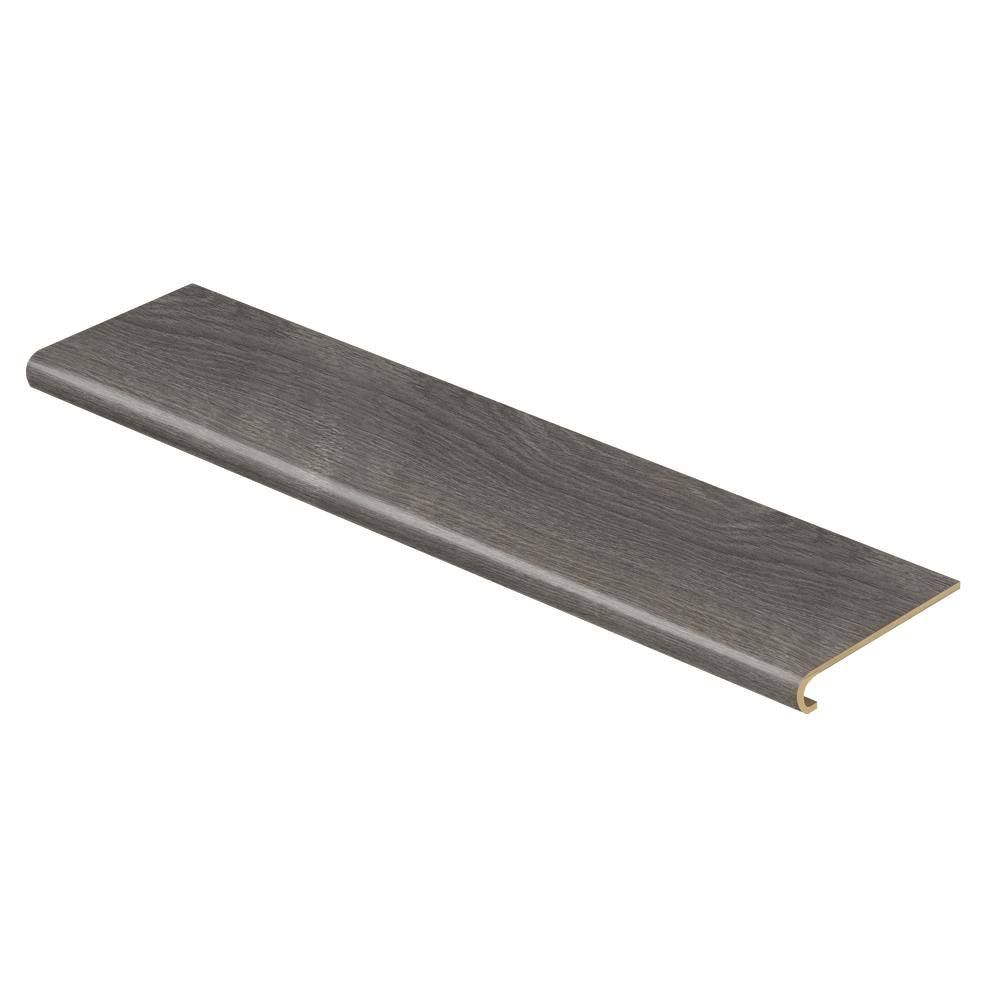 Cap A Tread Grey Oak 47 in. Length x 12-1/8 in. Deep x 1-11/16 in. Height Laminate to Cover Stairs 1 in. Thick, Medium