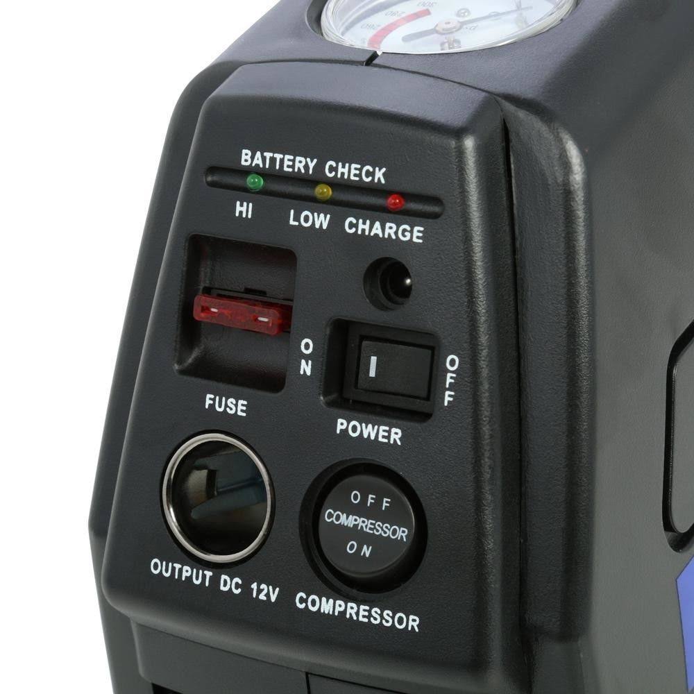 Campbell Hausfeld Rechargeable Inflator u0026 Power Supply, 12 V
