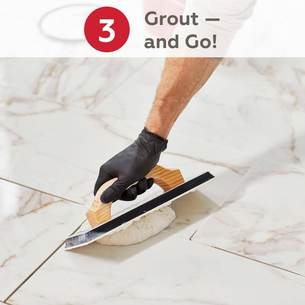 Daltile QuicTile 6 in. x 36 in. French Press Glazed Porcelain Locking Floor Tile (10.15 Sq. ft. / CASE)