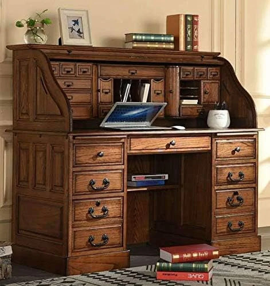 Popular Top Desk Solid Oak Wood