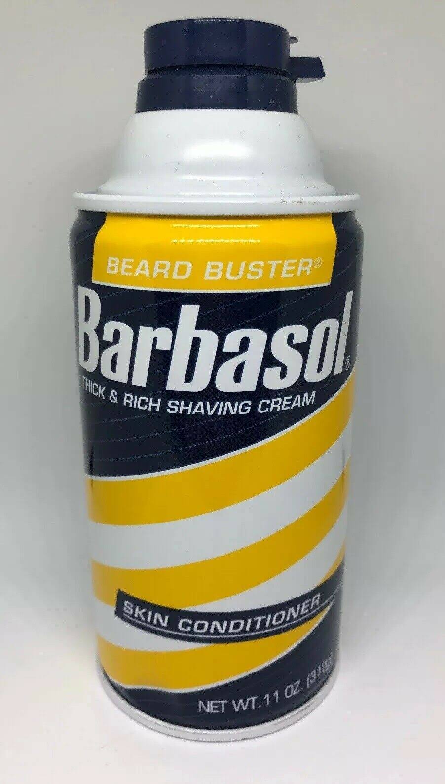 Barbasol Beard Buster Thick u0026 Rich Shaving Cream, Skin Conditioner - 11 oz