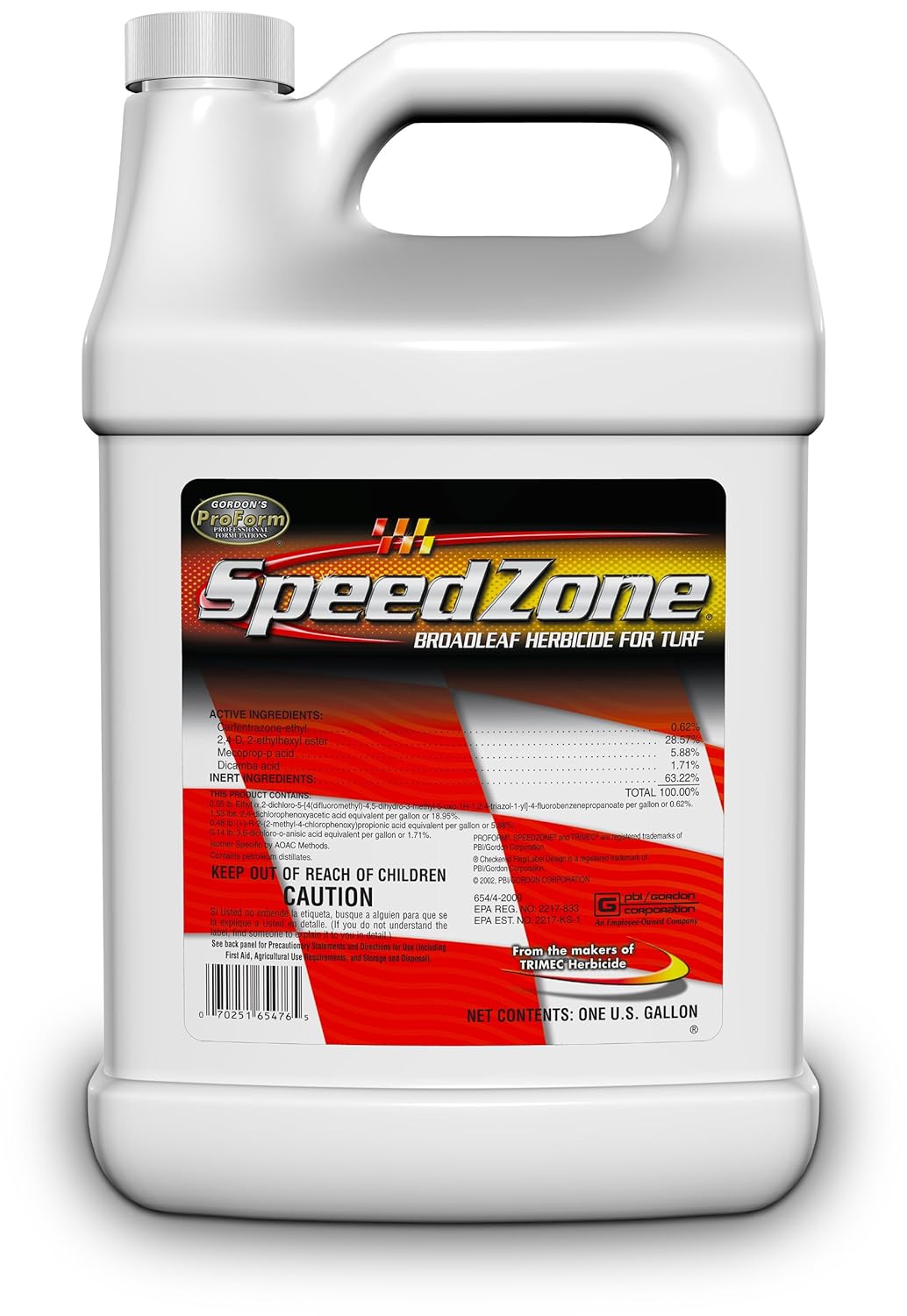 Speed Zone Broadleaf Herbicide for Turf -1 Gallon Jug
