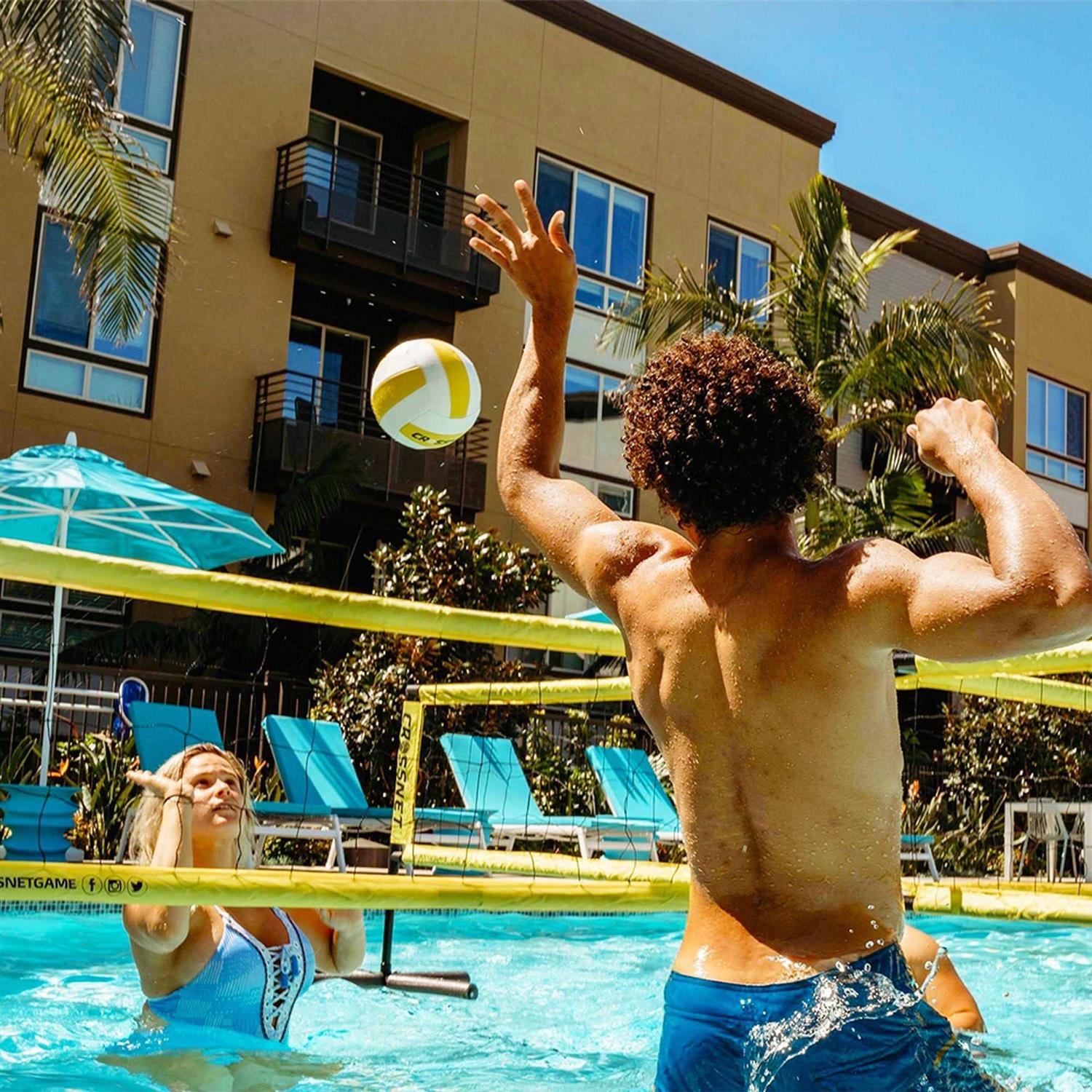 CROSSNET H2O Four Square Volleyball Pool Game - Sports Supplies Online Store