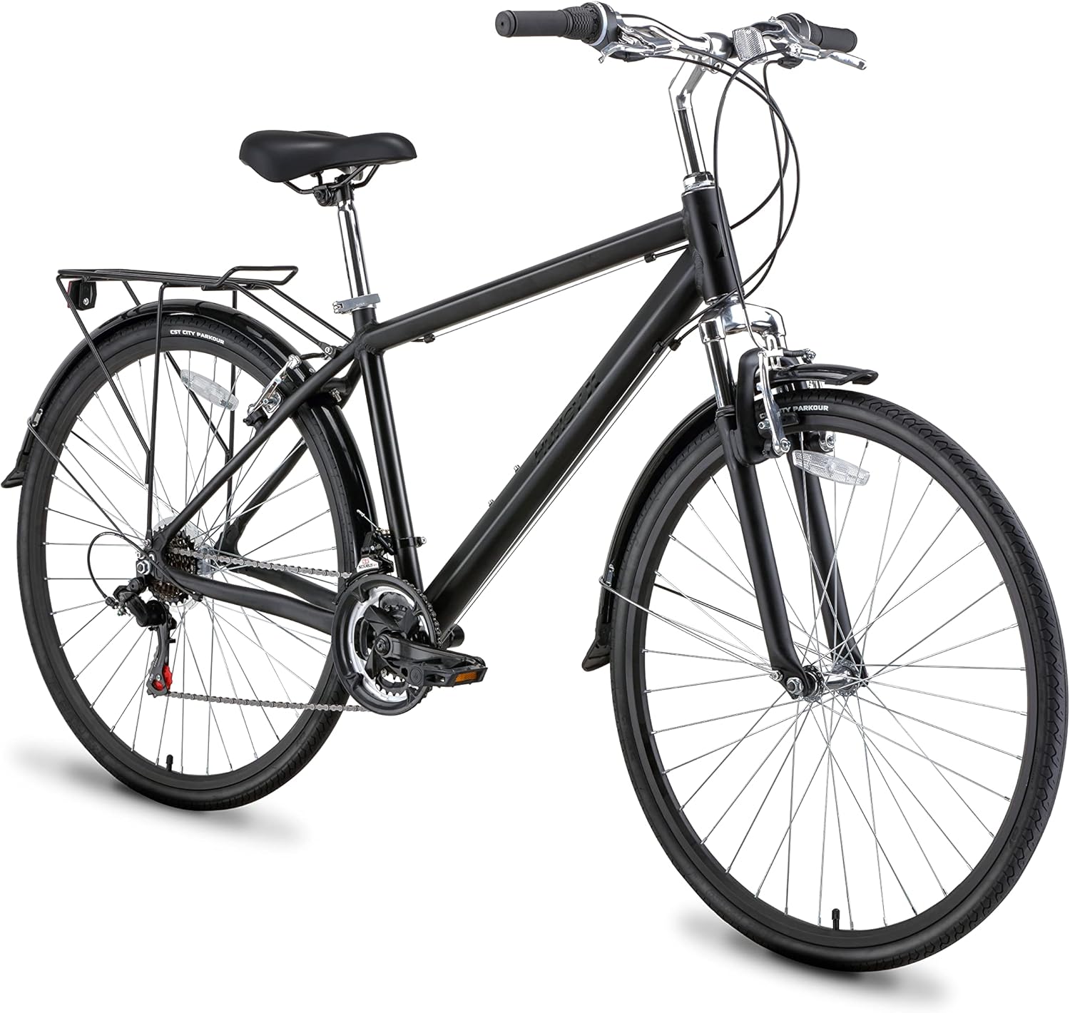 Hurley J-Bay Hybrid Urban Bicycle (Black, Medium / 18 Fits 5'6"-6'0")
