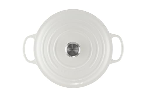 Le Creuset Enameled Cast Iron Signature Round Dutch Oven, 5.5 qt., Cerise