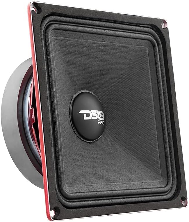 DS18 PRO-X10M Loudspeaker - 10, Midrange, Red Steel Basket, 600W Max, 300W RMS, 8 Ohms
