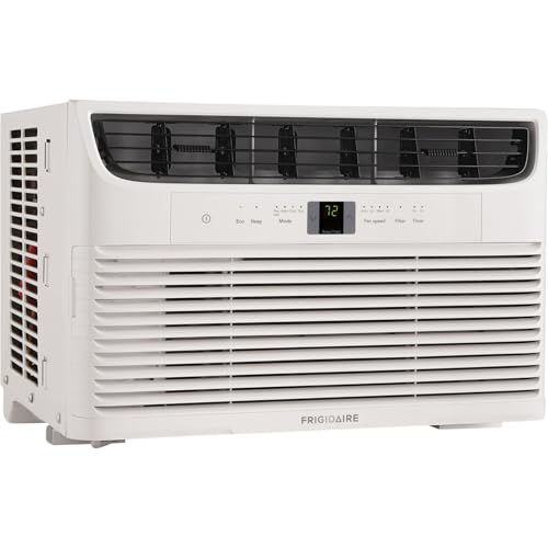 Frigidaire 6,000 BTU Window Air Conditioner and Dehumidifier, 115V, Cools up to 250 Sq. Ft. for Apartment, Dorm Room, Small/Medium Rooms