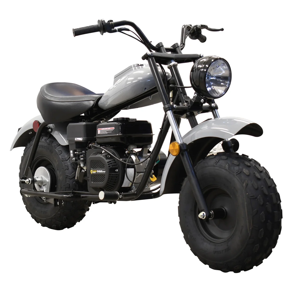 Massimo Motor Mini Bike MB200 6.5HP Gas Powered 200cc Motorcycle (Gray) - Radiant Selections