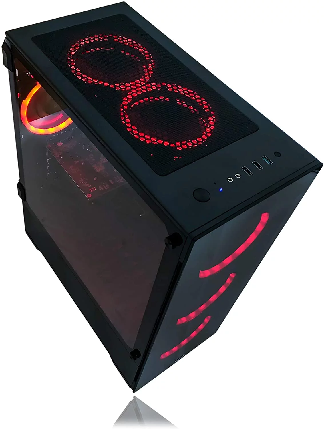 Alarco Gaming PC Desktop Computer Intel 3.70GHZ ,16GB Ram,512GB SSD ,WIFI , RX 580 8GB, WINDOWS 11 , RGB - Radiant Selections
