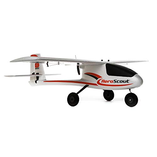 HobbyZone RC Airplane AeroScout S 2 1.1m RTF Basic (Battery and Charger Not Included) with Safe Technology, HBZ380001, Airplanes (RTF), Trainers