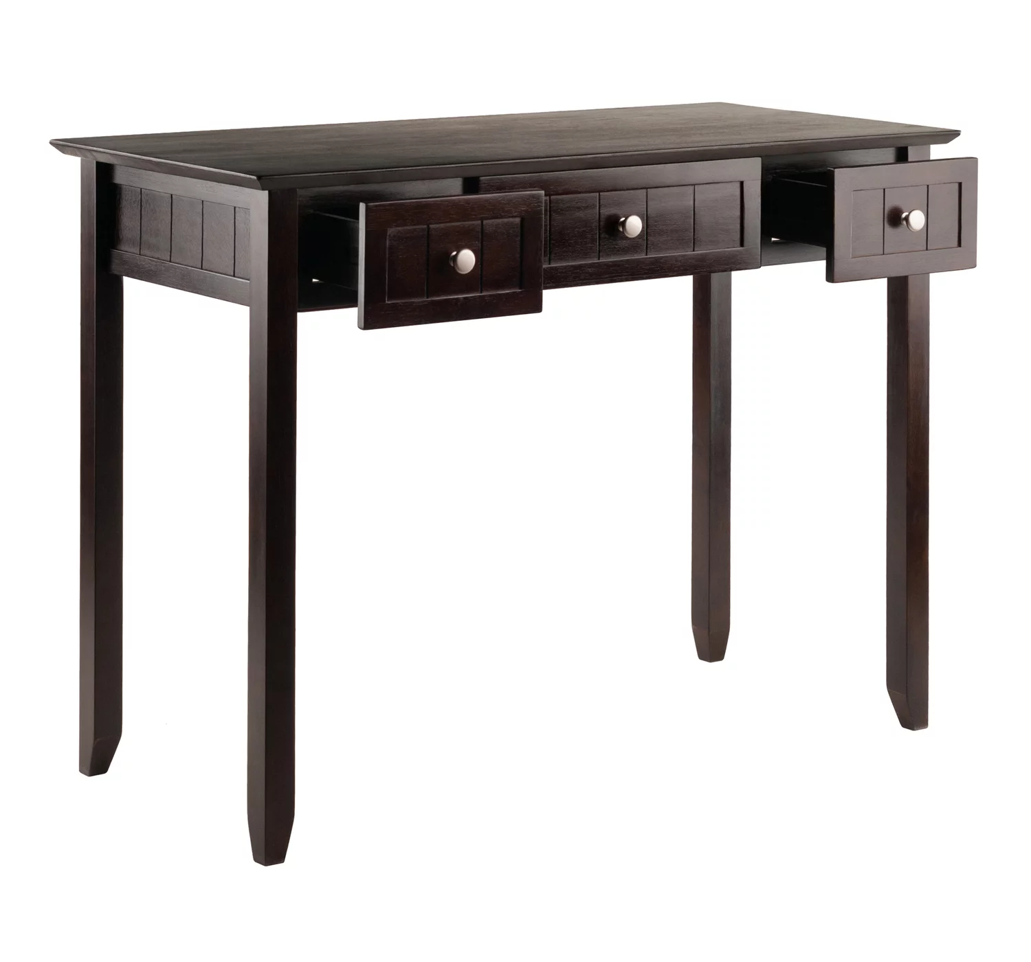 Winsome Wood Burke Traditional Writing Desk, Coffee Finish