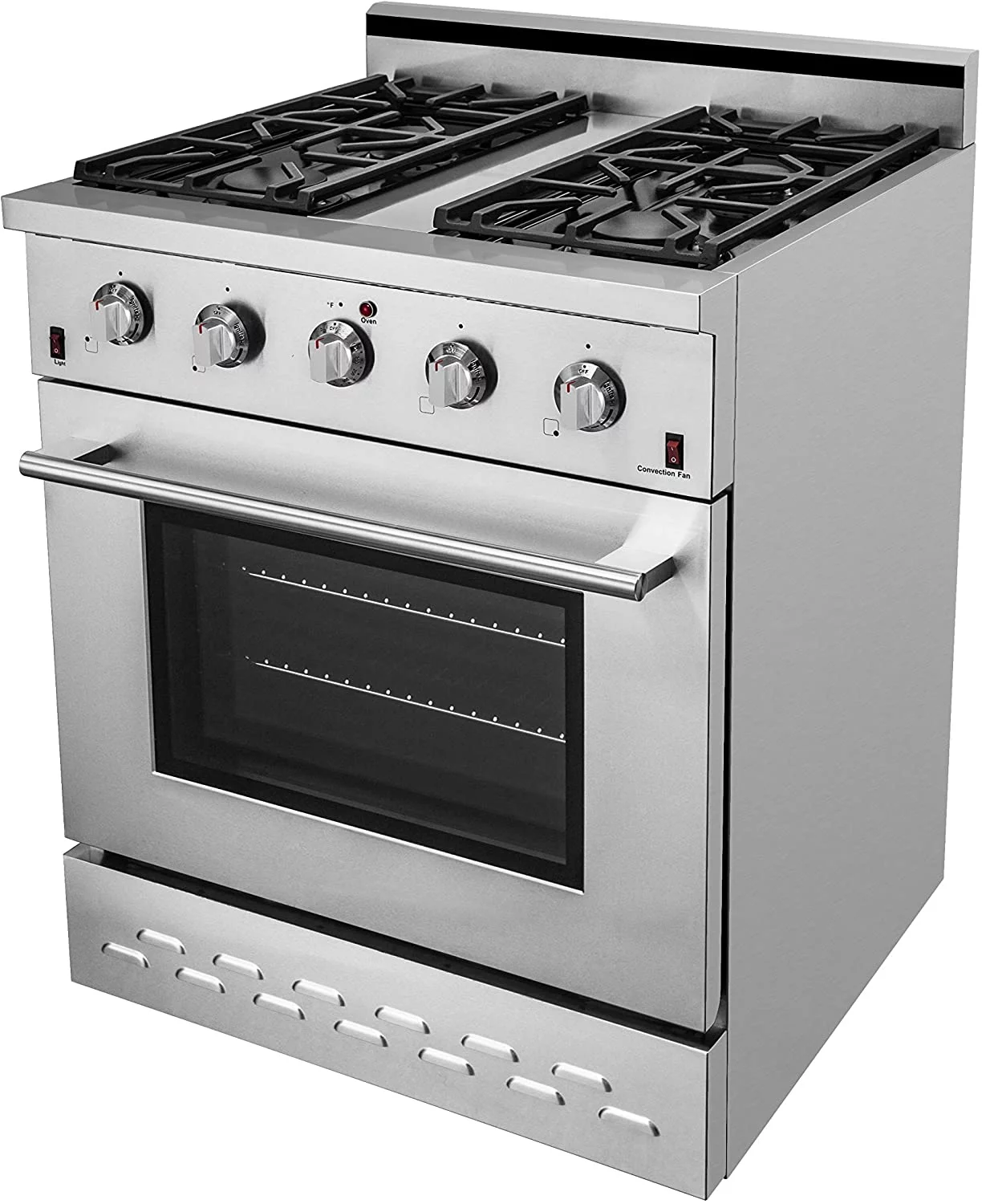 NXR 30" Stainless Steel Pro-Style Natural Gas Range with 4.5 cu.ft. Convection Oven SC3055