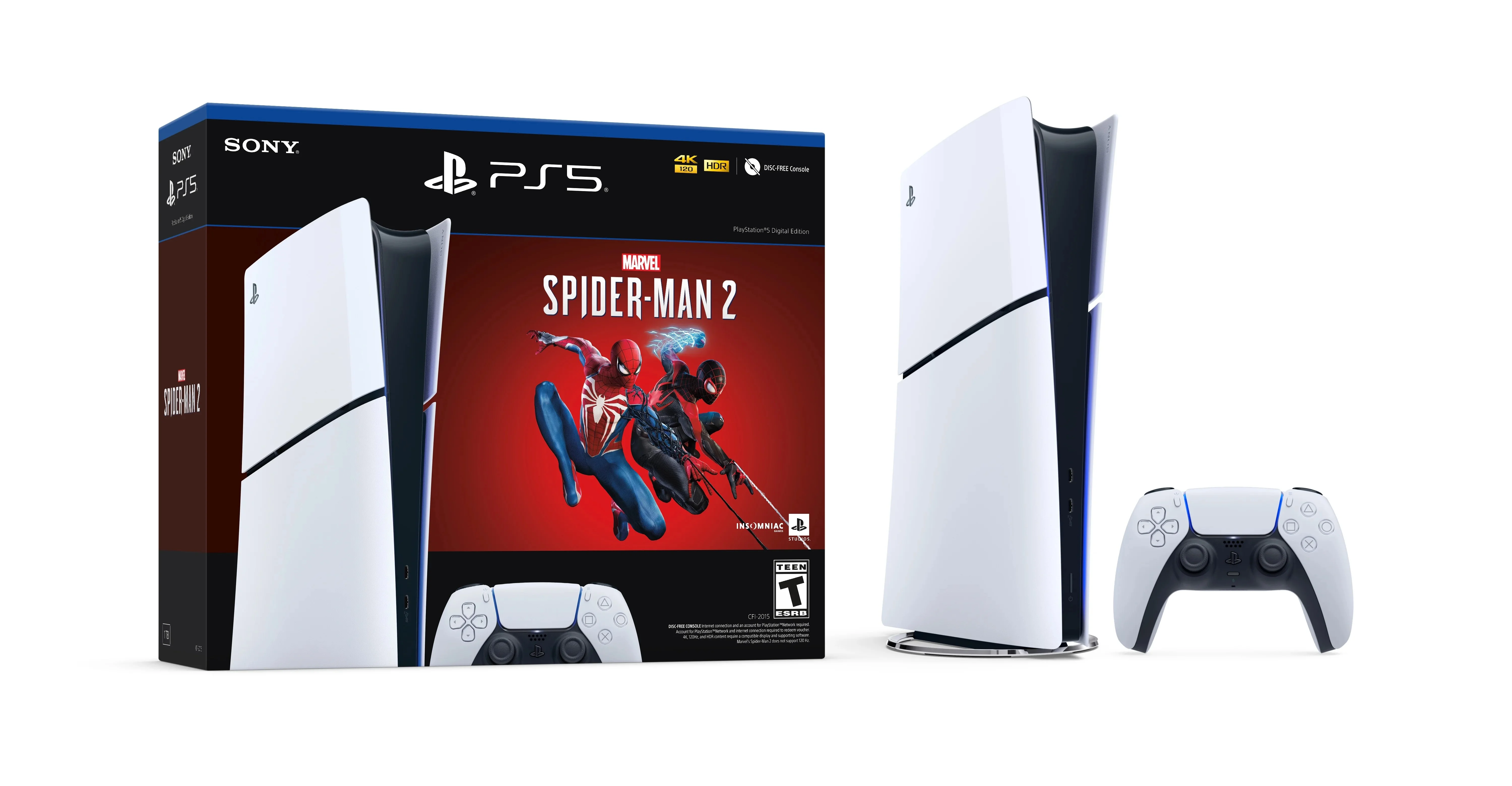 Playstation 5 Digital Console Slim - Marvel's Spider-Man 2 Bundle