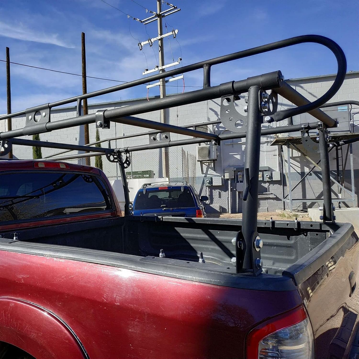 Boshishu 1000 Lb Adjustable Full Size Bed Truck Ladder Rack Pick Up Lumber Kayak Utility,Fast delivery, simple installation, support adaptation query