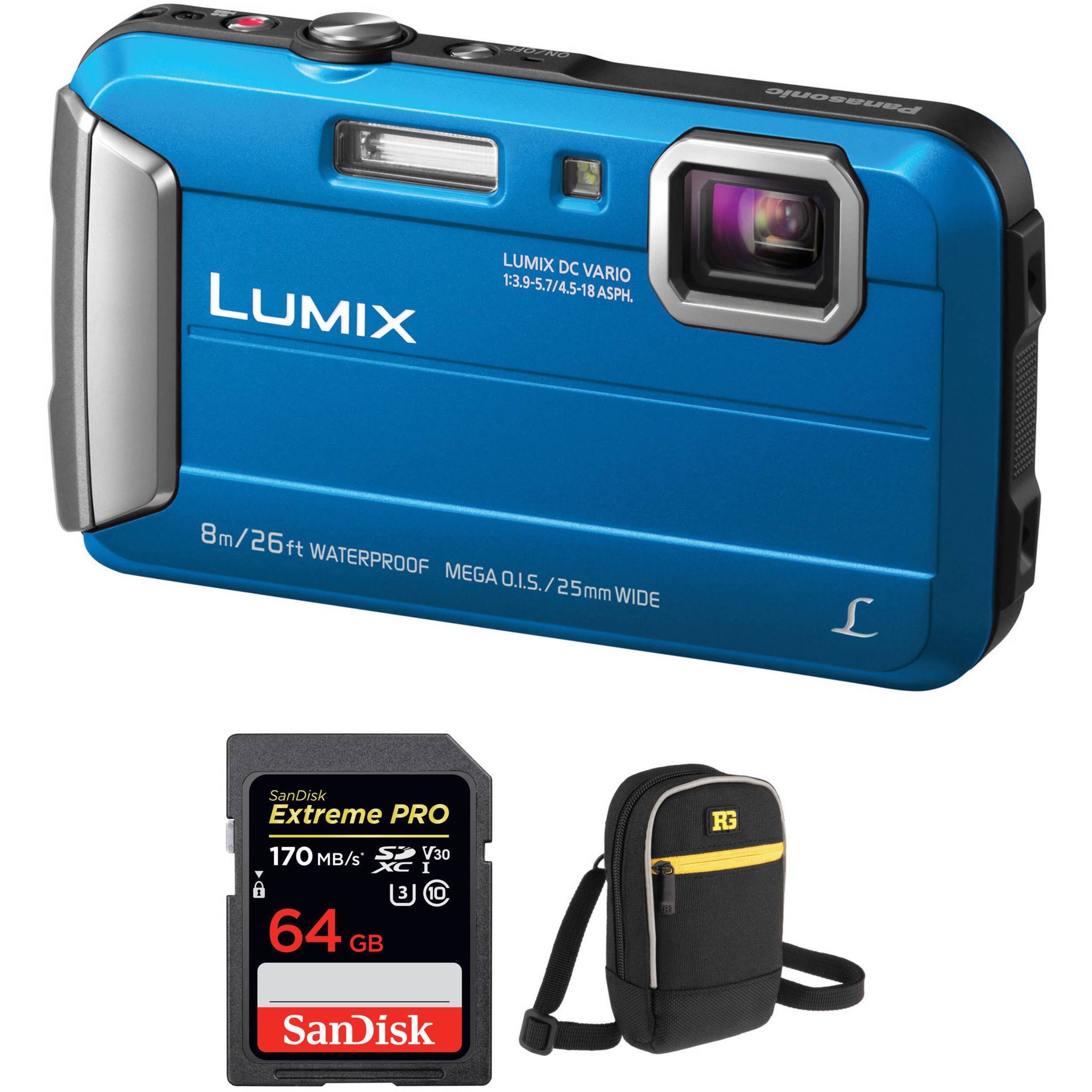 Panasonic Lumix DMC-TS30 Digital Camera (Blue)
