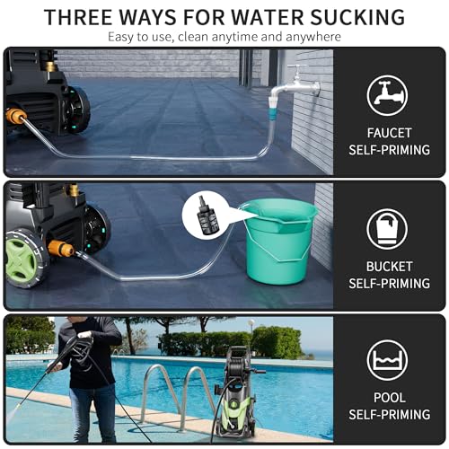 Electric Pressure Washer, 4500 PSI 3.2 GPM Power Washer with 4 Quick Connect Nozzles