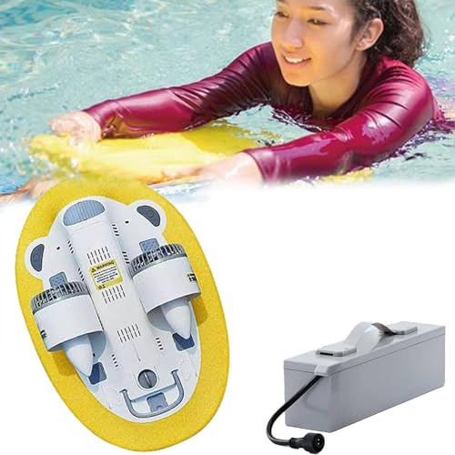 Underwater Propelle Scooter, 5km/Hour Water-Powered Pontoon, Underwater Thruster Scuba Scooter Swimming Booster with Battery and Dual Motor Drive