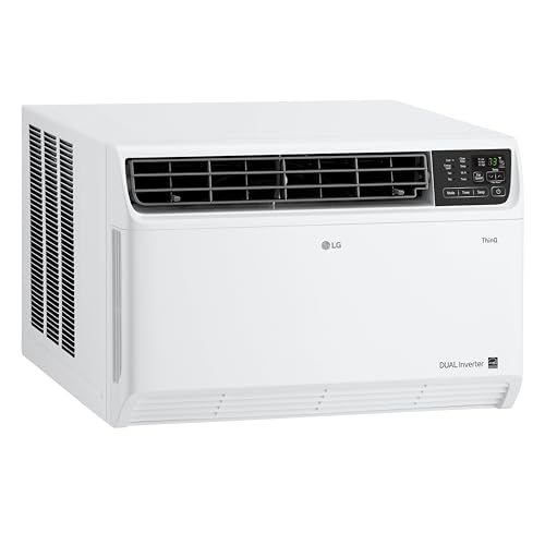 LG 12,000 BTU Dual Inverter Smart Window Air Conditioner, Cools 550 Sq. Ft., Ultra Quiet Operation, Up to 35% More Energy Savings, Energy Star