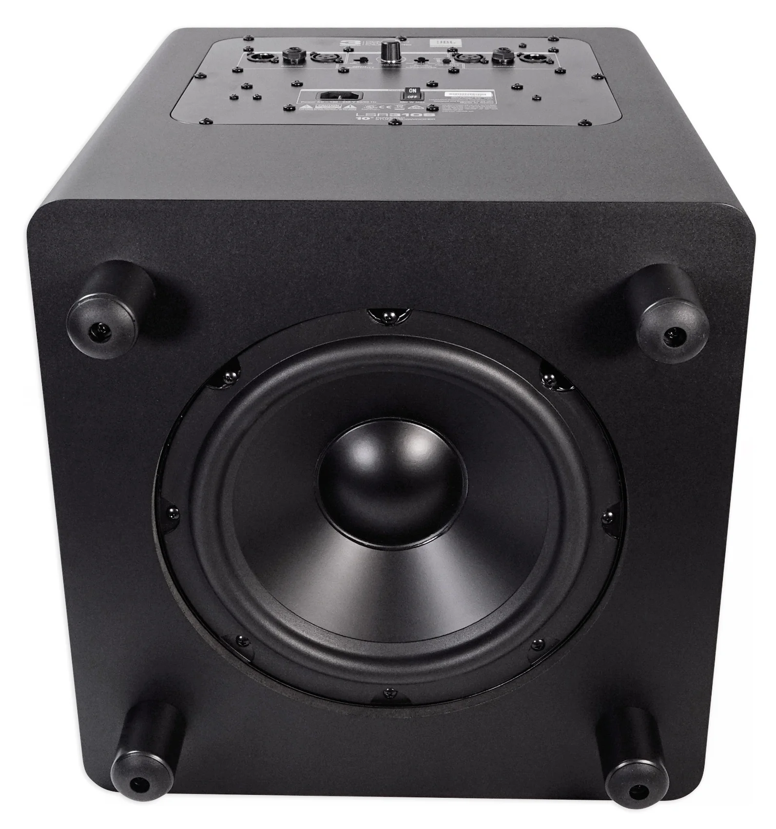 JBL LSR310S 10" 200w Powered Subwoofer Ported Studio Sub+Mic+Headphones+Riser