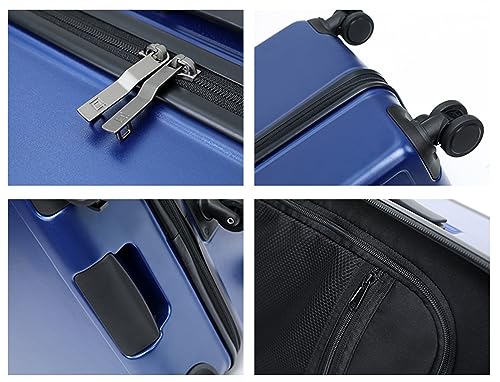 Luggage Suitcase Carry On Luggage 26inch Luggage Thickened Zipper Carry On Luggage Wide Trolley Wear-Resistant Suitcase Checked Luggage