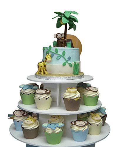The Smart Baker 5 Tier Round Cupcake Stand Pro- Holds 90+ Cupcakes As Seen on