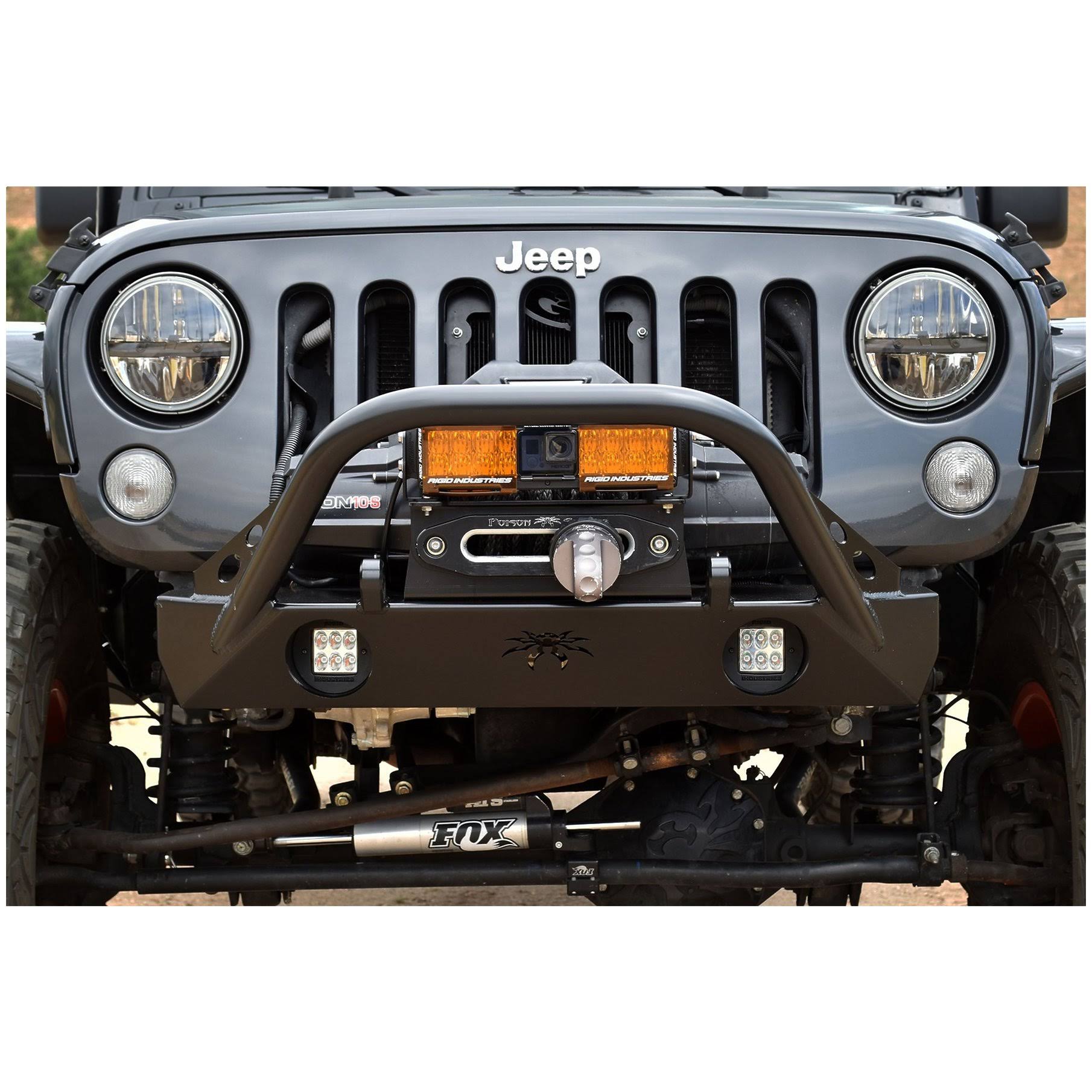Poison Spyder 17-16-021-DBP1 BFH II Front Bumper w/Brawler Bar