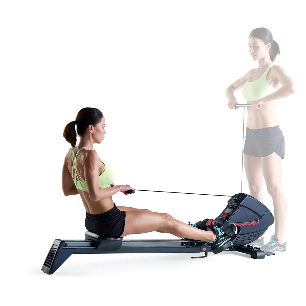ProForm 440R Folding Rower with 8 Resistance Levels, 250 Lb. Weight Limit