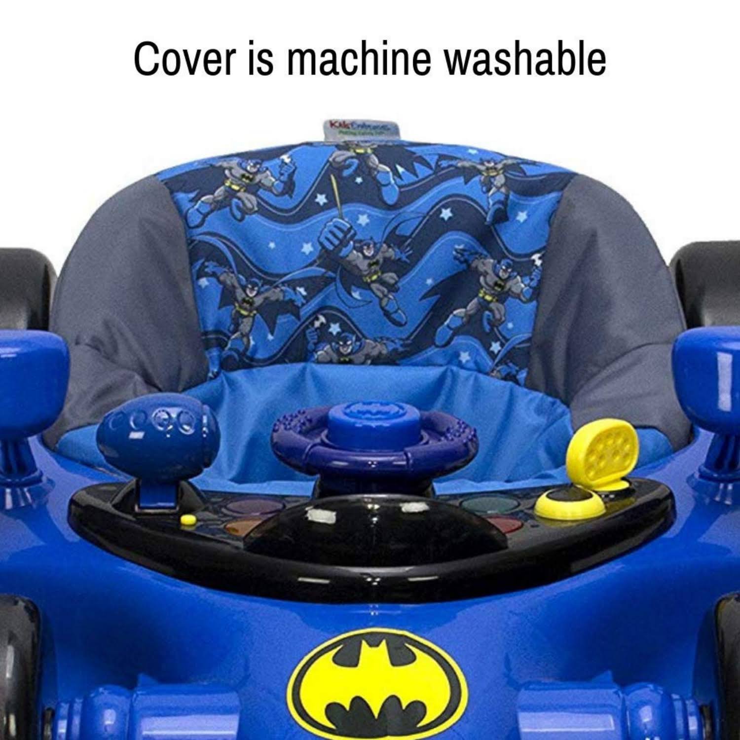 KidsEmbrace Batman Baby Activity Walker DC Comics Car Music and Lights Blue