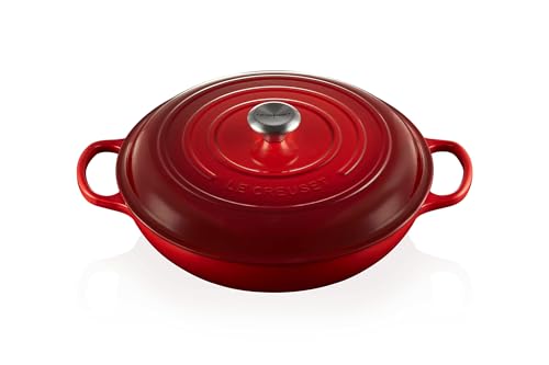 Le Creuset Enameled Cast Iron Signature Braiser, 3.5 qt., Marseille