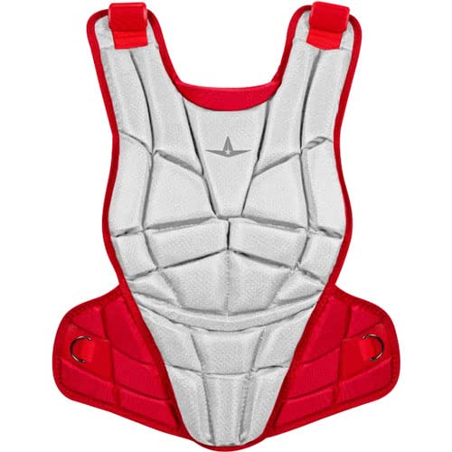 All-Star Catcher’s Gear Kit – Includes Helmet, Chest Protector & Leg Guards – Lightweight, Durable Baseball Protective Set, Meets NOCSAE